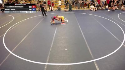 120 lbs Cons. Round 3 - Cameron Murdock, Waconia Wrestling Club vs Henry Berg, Vanguard Wrestling Academy