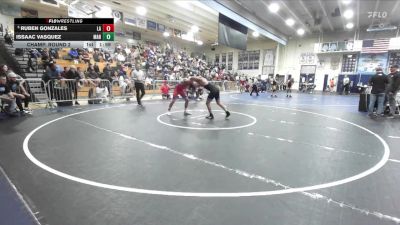144 lbs Champ. Round 2 - Ruben Gonzales, Los Alamitos vs Issaac Vasquez, Marina