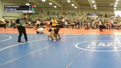 152 lbs Round Of 64 - Jackson Bradley, IN vs Nick Debellis, NY