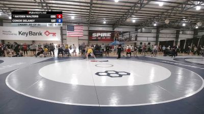 92 kg Champ. Rd Of 64 - Hayden Walters, Cliff Keen Wrestling Club vs Conor Delaney, NJRTC