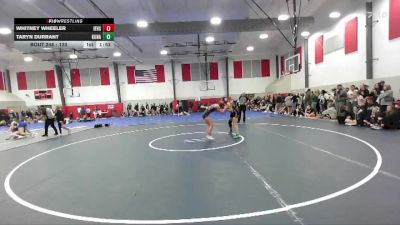 120 lbs Champ. Round 3 - Taryn Durrant, Kuna vs Whitney Wheeler, Idaho Falls