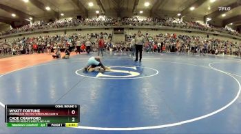 90 lbs Cons. Round 3 - Cade Crawford, Greater Heights Wrestling-AAA vs Wyatt Fortune, Farmington Mat Rat Wrestling Club-A