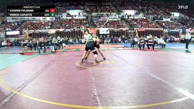 A - 190 lbs Cons. Round 2 - Pierce Caplette, Havre vs Cooper Fulgham, Sidney / Fairview