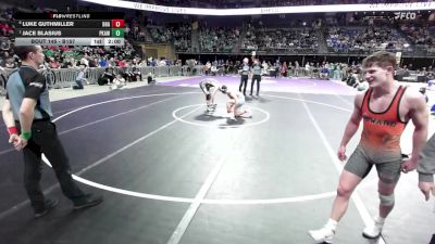 Quarterfinal - Jace Blasius, Philip/Kadoka Area/Wall vs Luke Guthmiller, Bon Homme/Avon
