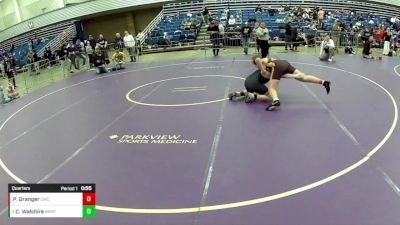 14U Boys - 175 lbs Quarters - Peter Dranger, Chesterton Wrestling Club vs Caleb Walshire, B.A.M. Training Center