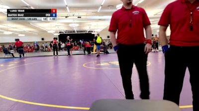 126 lbs Quarters - Luke Tran vs Mateo Ruiz, Community Youth Center - Concord Campus Wrestling