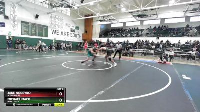 175 lbs Cons. Round 2 - Jake Noreyko, Aliso Niguel vs Michael Mack, Mira Costa