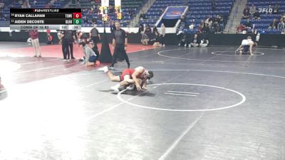 138 lbs Consi Of 16 #2 - Ryan Callahan, Tewksbury vs Aiden DeCoste, Gloucester