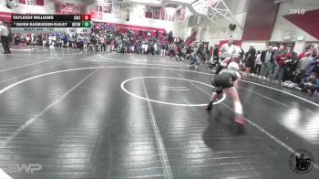 130 lbs Consolation 1st - Raven Rasmussen-dailey, Mt. View vs Tayleigh Williams, Chico