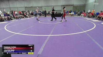 144 lbs Round 1 (8 Team) - Thomas Toteh, Oklahoma Red vs Colton King, North Dakota