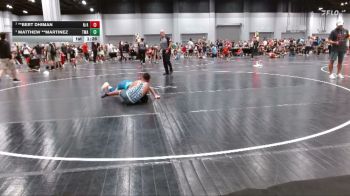 100 lbs Round 5 - **Bert Dhiman, N/a vs Matthew **Martinez, Treehouse Wrestling Academy