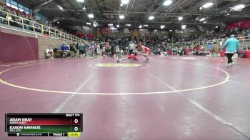 138 lbs Cons. Round 1 - Adam Gray, North Posey vs Kason Naviaux, Tell City