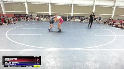 215 lbs Placement Matches (8 Team) - Josh Hoffer, Illinois vs Brady Brown, Pennsylvania