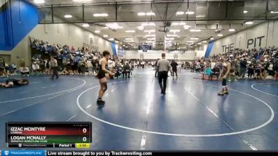 120 lbs Semifinal - Logan McNally, Wasatch Wrestling Club vs Izzac McIntyre, Carbon