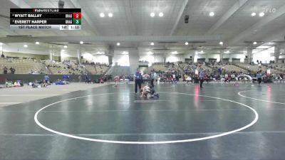 75 lbs 1st Place Match - Wyatt Ballay, McMinn Tribe vs Everett Harper, Williamson Co Wrestling Club