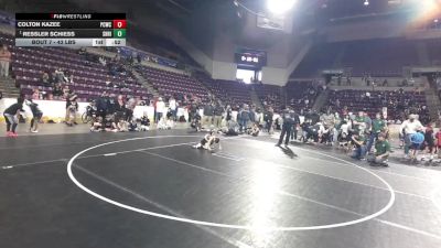 43 lbs Champ. Round 2 - Ressler Schiess, Shootbox Rigby vs Colton Kazee, Pueblo County Wrestling Club