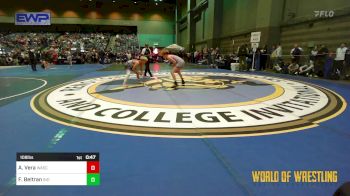 108 lbs Consi Of 32 #2 - Adrian Vera, Wasco Wrestling vs Francisco Beltran, Independence