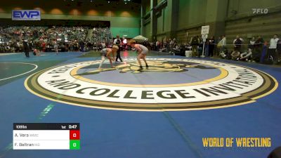 108 lbs Consi Of 32 #2 - Adrian Vera, Wasco Wrestling vs Francisco Beltran, Independence