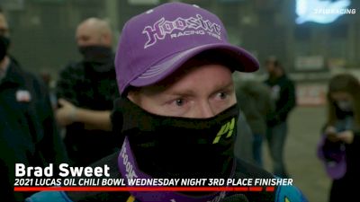 Outlaw Champ Brad Sweet Podiums On Wednesday Prelim At Lucas Oil Chili Bowl