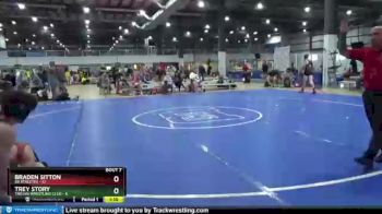 126 lbs Round 3 (6 Team) - Trey Story, TROJAN WRESTLING CLUB vs Braden Sitton, 84 ATHLETES