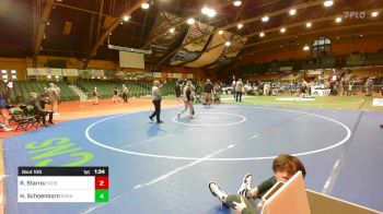 126BLUE lbs Rr Rnd 2 - Regan Starns, Hoosick Falls vs Haile Schoenborn, Shenendehowa