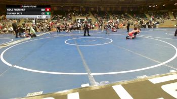 76 - 80 lbs Rr Rnd 3 - Cole Fletcher, Raw Wrestling Club vs Tucker Tate, Grove Takedown Club