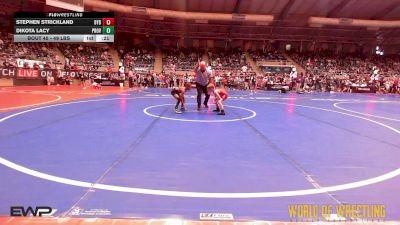 49 lbs Round Of 16 - Stephen Strickland, Backyard Brawlers vs Dikota Lacy, Proviso Township Gladiators