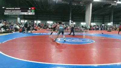 144 lbs Champ. Round 2 - Nicholas Arado, Darkhorse Wrestling vs Robert Alexander, Sly Fox Wrestling Club
