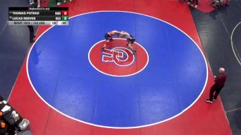 124 lbs 3rd Place - Thomas Potsko, Hanover Area vs Lucas Reeves, Nazareth