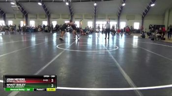 285 lbs Quarterfinal - John Meyers, Seton Hill University vs Wyatt Bailey, Ashland University