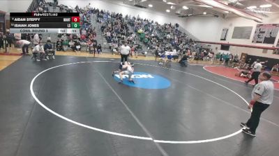 133 lbs Cons. Round 2 - Isaiah Jones, Lampeter Strasburg Hs vs Aidan Steffy, Manheim Twp Hs
