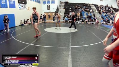 215 lbs Semifinal - John Robinson, Darkhorse Wrestling vs Jayden Page, Bluffton