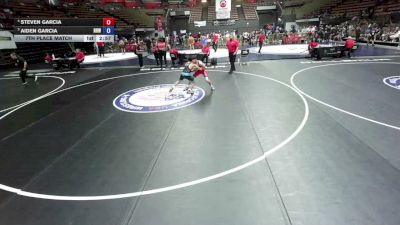 113 lbs Cons. Semis - Steven Garcia vs Aiden Garcia, Rough House Wrestling