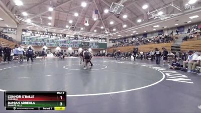 126 lbs Champ. Round 3 - Damian Arreola, Granite Hills vs Connor O`balle, Carlsbad