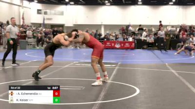 149 lbs Rd Of 32 - Anthony Echemendia, Iowa State vs Kaden Keiser, Appalachian State