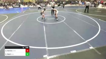 86 lbs Consi Of 8 #2 - Alejandro Norton, Pomona Elite vs Kaden Bach, Ridge Wrestling