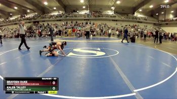 80 lbs Cons. Semi - Brayden Duke, Odessa Youth Wrestling Club-AAA vs Kaleb Talley, Repmo Wrestling Club-AA