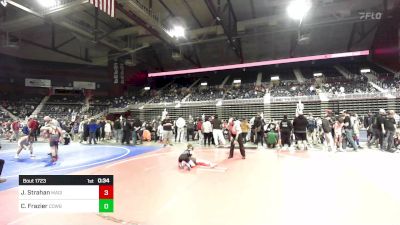 73 lbs Consi Of 8 #2 - Johnathan Strahan, Magic City Wrestling Club vs Carlin Frazier, Cowboy Kids WC