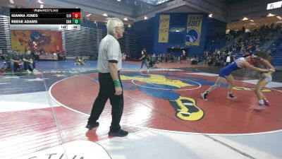 125 lbs Cons. Round 4 - Reese Adams, Calhoun vs Gianna Jones, Owen J Roberts