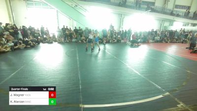 78 lbs Quarterfinal - Jack Wagner, Yucaipa Thunder WC vs Kaiden Alarcon, Rancho Bernardo WC