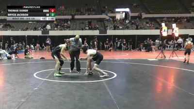 6-8 130 3rd Place Match - Thomas Dorer, Midlothian Miners Wrestling Cl vs Bryce Jackson, Hickory Wc