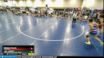 175 lbs Semifinal - Leif Larwin, Bend Senior High School Wrestl vs Keegan Miller, Hurricane