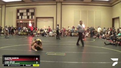 125 lbs Cons. Round 3 - Cain Solis, School Of Hard Knocks vs Austin Garcia, Arsenal WC