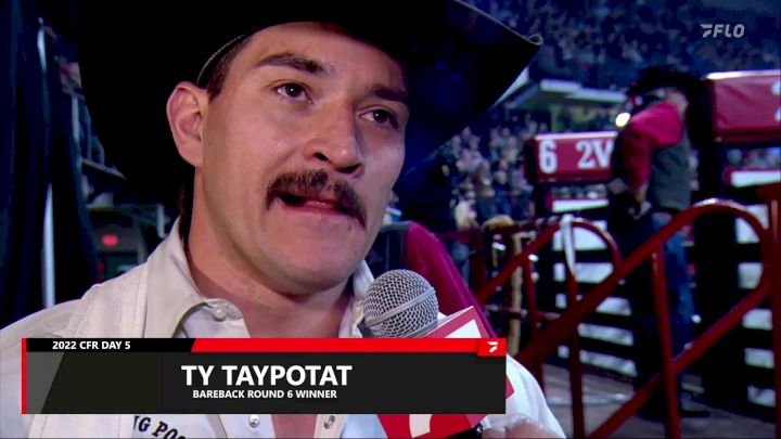 2022 Canadian Finals Rodeo: Interview With Ty Taypotat - Bareback - Round 6