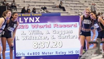 8:37.20 World Record U20 4x800m Relay