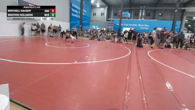 74 lbs Quarterfinal - Mitchell Haught, Canonsburg vs Brixton Hollimon, Waynesboro