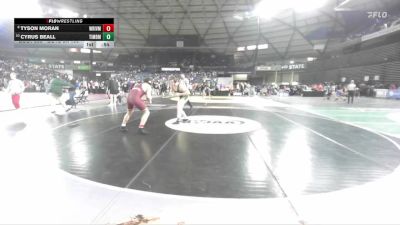 Boys 3A 190 lbs Cons. Round 5 - Tyson Moran, White River vs Cyrus Beall, Timberline