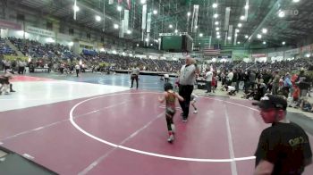 46 lbs Round Of 16 - Armani Lucero, Valley Bad Boys vs Silas Lujan, Little Warrior WC