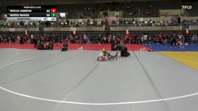 45 lbs Semifinal - Rocco Jamison, DC Elite vs Mateo Masso, Summit Wrestling Academy