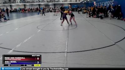 117 lbs 1st Place Match - Rose Ann Marshall, Wisconsin Stevens Point vs Shea Reisel, Dubuque